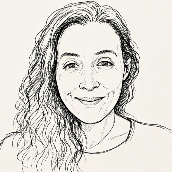 Ink drawing of Cara Mico